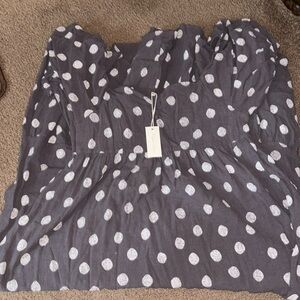 Rylee + Cru Chloe dress in dotty print